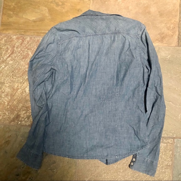 American Eagle Jean Button-up Shirt - Picture 5 of 7